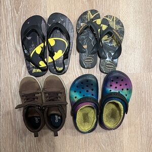 CROCS Multicolor Sandals and Flip Flops Set
